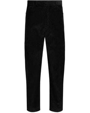 Thom Browne Corduroy Tapered Chino Pants - Black