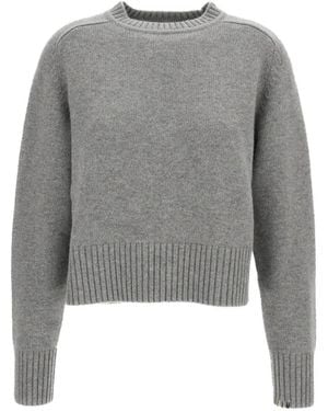 Extreme Cashmere Crew-Neck Cashmere Sweater - Gray