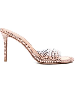Mach & Mach Embellished Sandals - Pink