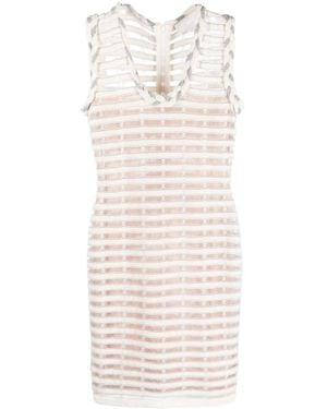 Genny Sleeveless Mini Dress - Natural