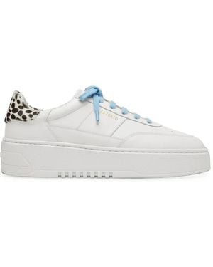 Axel Arigato Orbit Leopard-Print Sneakers - White