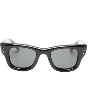 Ray-Ban Wayfarer Puffer Crystal-Embellished Sunglasses - Grey
