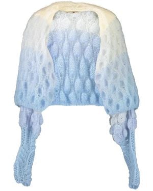 Letanne Emma Cropped Cardigan - Blue