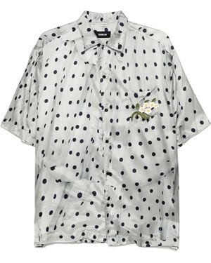 Egonlab Polka-Dot Shirt - White
