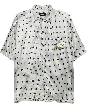 Egonlab Hemd Mit Polka Dots - Weiß