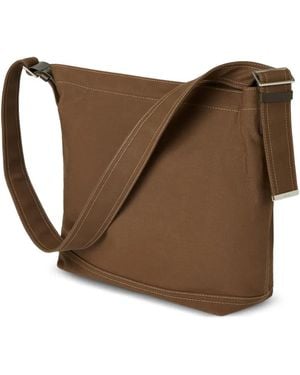 Paul Smith Lettering Messenger Bag - Brown