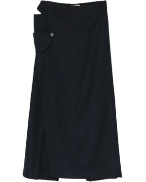 Jean Paul Gaultier Cut-Out Pocket Trousers - Blue