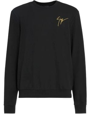 Giuseppe Zanotti Dragon Crystal Sweatshirt - Black