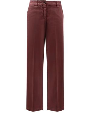 Aspesi Button Trousers - Red