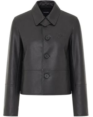 Zadig & Voltaire Lessa Leather Jacket - Black
