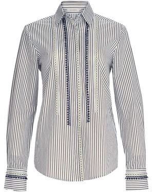 Silvia Tcherassi Naroa Bluse - Blau
