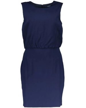 GANT Sleeveless Empire-Waist Dress - Blue