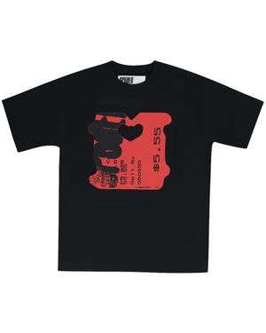 Sp5der T-Shirt À Logo Imprimé - Black