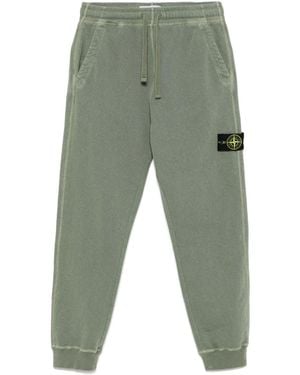 Stone Island Compass-Badge Sweatpants - Grün