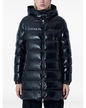 Moncler Quilted Hooded Jacket - Blue