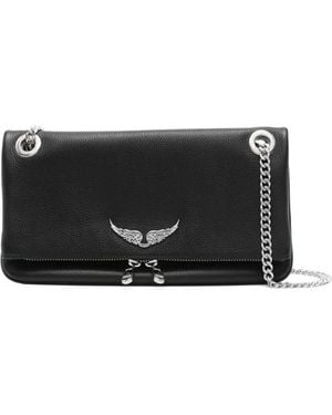 Zadig & Voltaire Rock Ii Grained Leather - Black