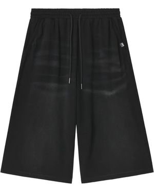 Mini Cream Pantalones Cortos Con Cordones - Negro