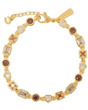 CERNUCCI Pulsera Con Detalles De Cristal - Metálico