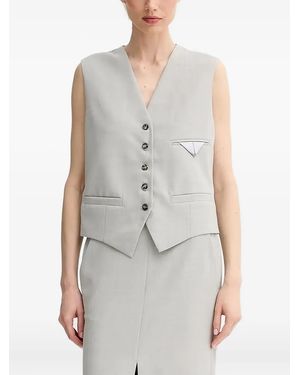 Day Birger et Mikkelsen Button-Fastening Vest - Grey