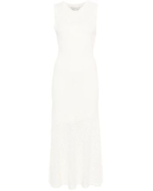 Sea Robe Longue Georgia En Maille - White