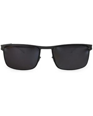 Mykita Donovan Rectangle-Frame Sunglasses - Black