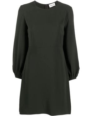 P.A.R.O.S.H. Long-Sleeved A-Line Mini Dress - Black