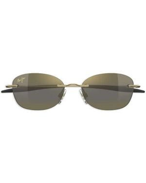 Maui Jim Kaila Rimless Sunglasses - Metallic