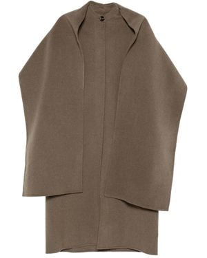 Soeur Wool Blend Coat - Brown