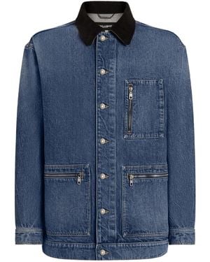 Dolce & Gabbana Oversized Denim Jacket - Blue