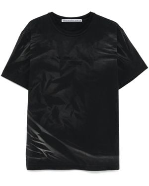 Alexander Wang T-Shirt Mit Logo-Prägung - Schwarz