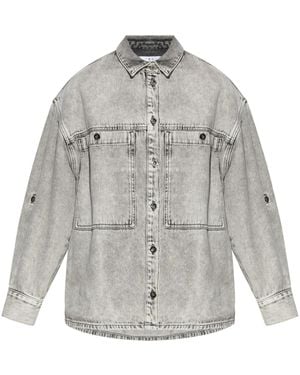 IRO Alysson Denim Shirt - Gray