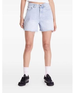Karlkani Shorts Con Effetto Schiarito - Blu