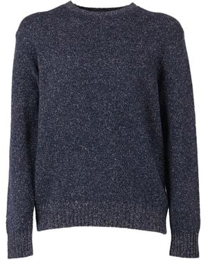 Ballantyne Crew-Neck Sweater - Blue