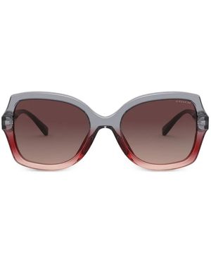 COACH Square-Frame Sunglasses - Purple