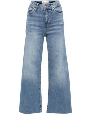 FRAME Vaqueros Le Palazzo Crop - Azul