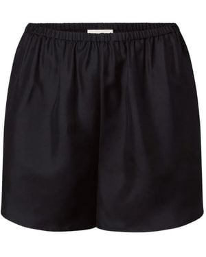 Loulou de Saison Elastic-Waist Shorts - Black