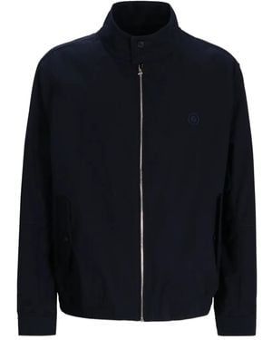 BOSS High-neck Zip-front Jacket - Blue