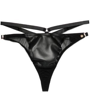 Something Wicked Tanga Mia A Paneles - Negro