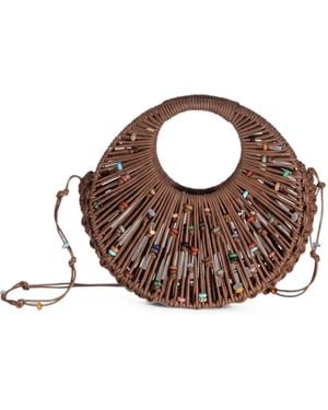 HIBOURAMA Jaya Clutch Bag - Brown