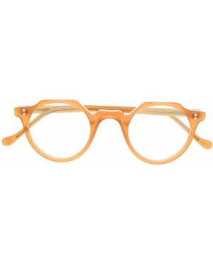 Lesca Gafas Con Efecto Jaspeado - Marrón