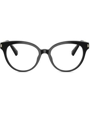 Michael Kors Istria Brille Mit Rundem Gestell - Schwarz