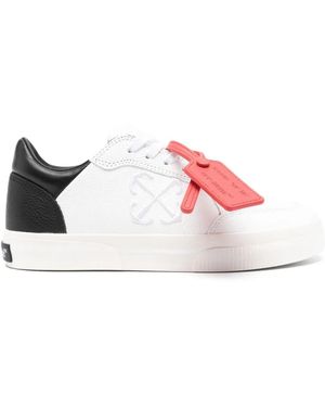 Off-White c/o Virgil Abloh New Low Vulcanized Leather Trainers - Pink