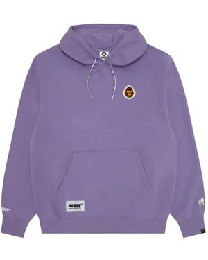 Aape By A Bathing Ape Hoodie Mit Logo-Patch - Lila