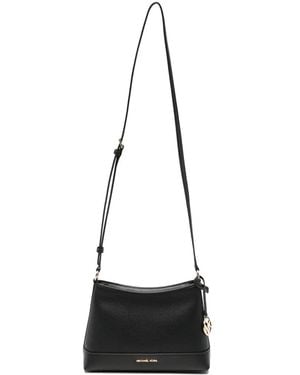 Michael Kors Logo-Charm Cross-Body Bag - White