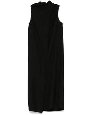 Uma Wang Sleeveless Midi Dress - Black