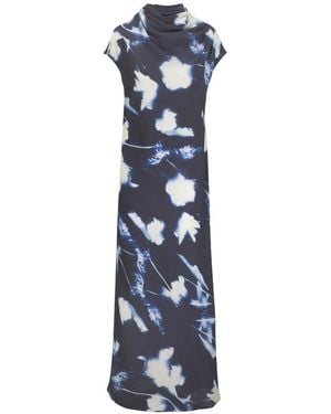 Lela Rose Kleid Mit Print - Blau