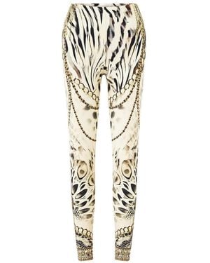 CAMILLA Lady Lionheart Printed Leggings - Metallic