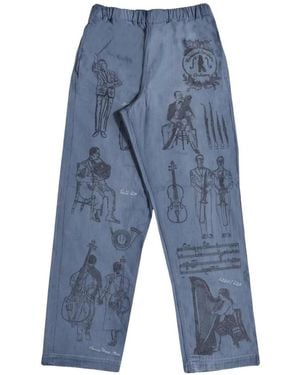 Samuel Zelig Orchestra Pants - Blue
