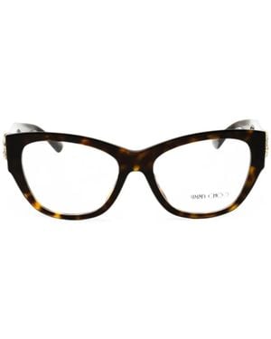 Jimmy Choo Cat-Eye Frame Glasses - Black