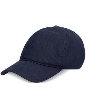 GANT Logo-Embroidered Cap - Blue